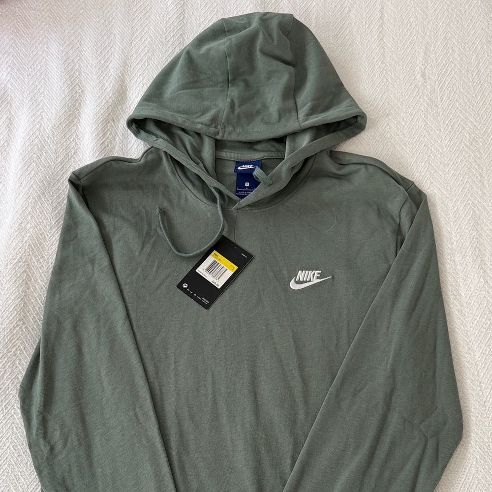 Nike Men's Olive/Green Hoodie Sweater